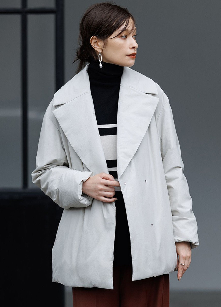 定番ADS西裝領羽絨大衣